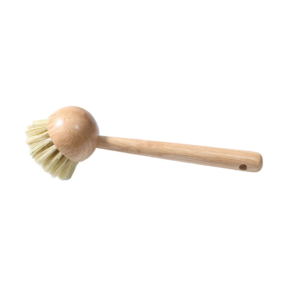 Wooden Handle Kitchen Pot Brush