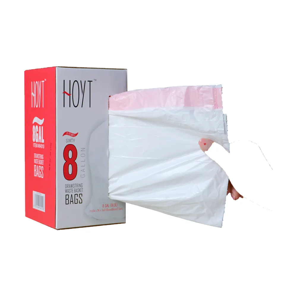 Plastic Drawstring Garbage Bags