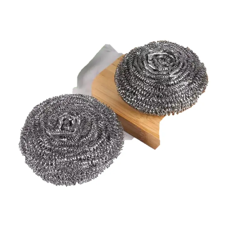 Steel Wool Cleaning Balls, 2-Pack