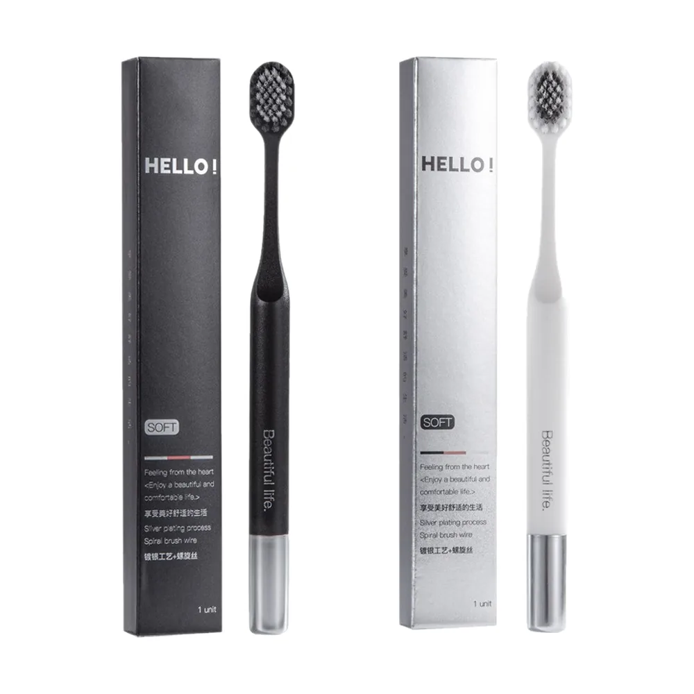 Soft-Bristle Bamboo Charcoal Toothbrush