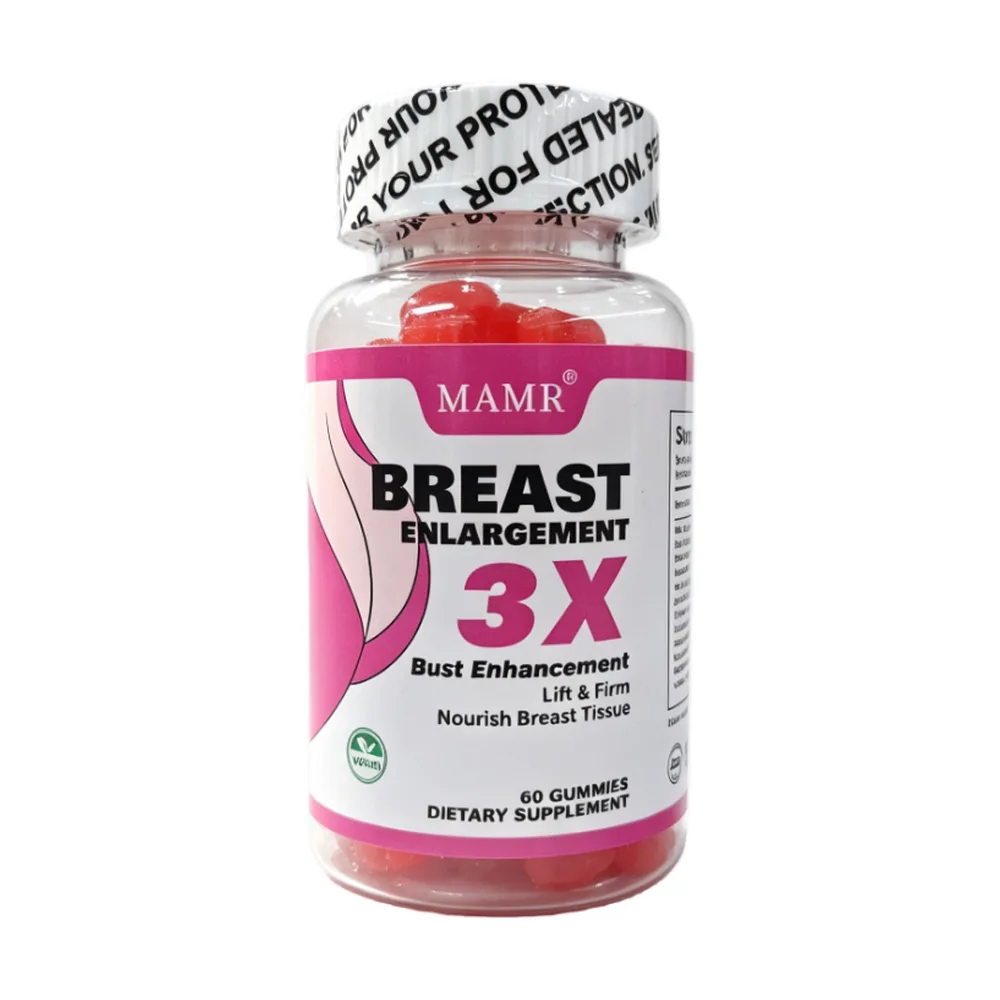 Breast Gummies, 60 Pieces per Bottle